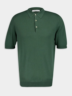 Cotton Green Polo T-Shirt Tops Mens - men's t-shirts outlet