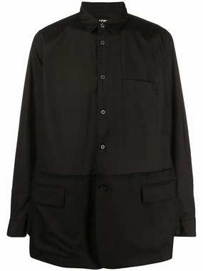 Cotton Long-Sleeve Shirt mens polos clearance