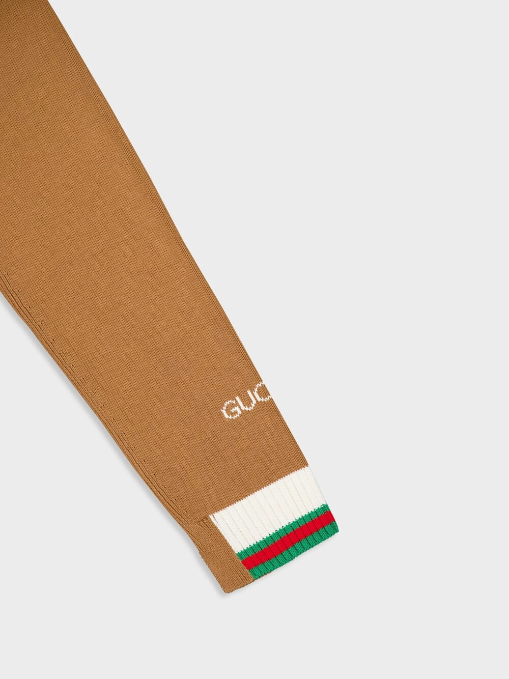 Cotton Sweater with Gucci Intarsia