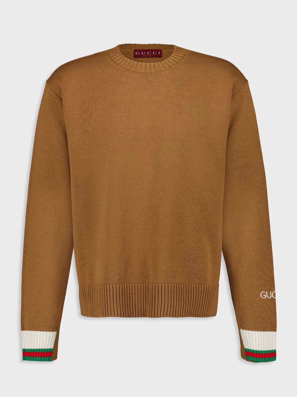 Cotton Sweater with Gucci Intarsia Knitwear Mens - men's sweaters sale