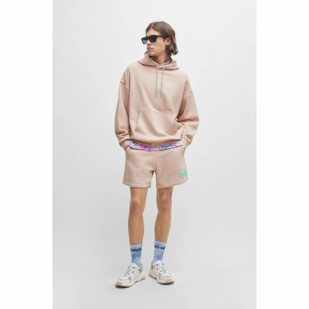 Cotton-terry shorts with new-season logo
