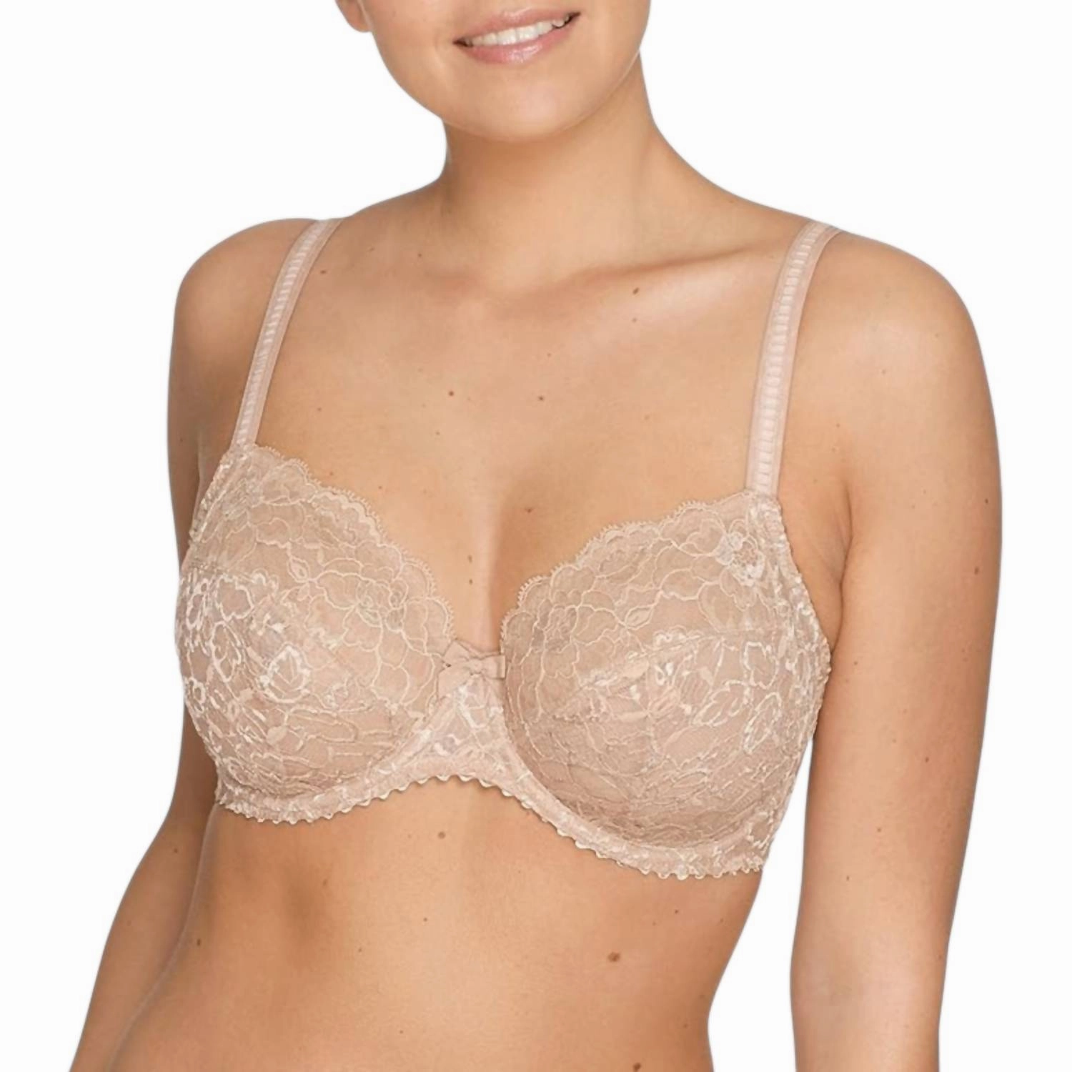 Couture Padded Balcony Bra In Cream