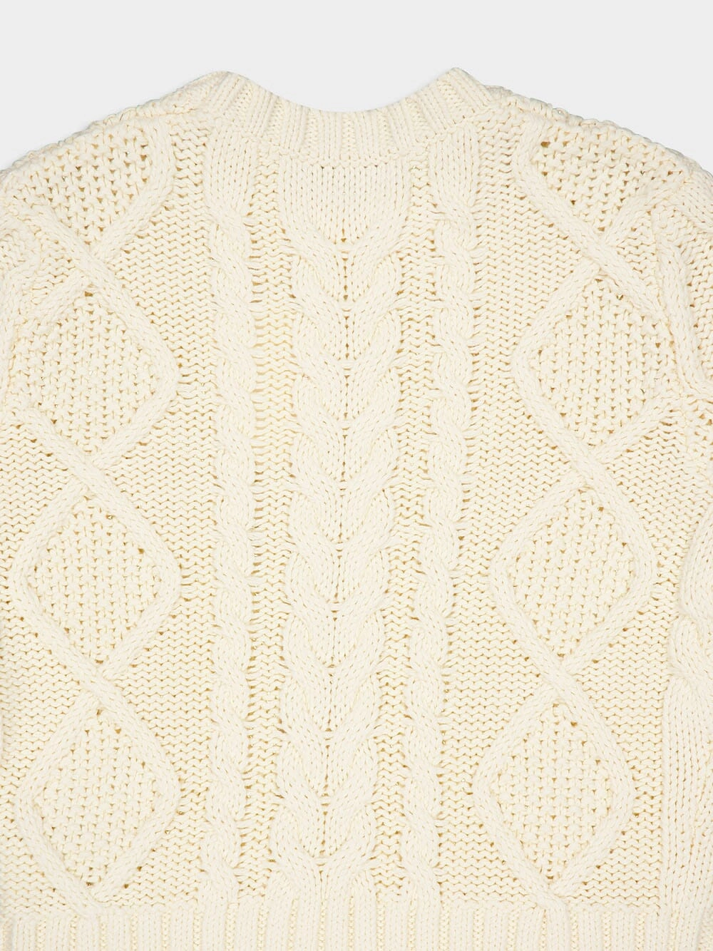 Cream Cable Knit Sweater