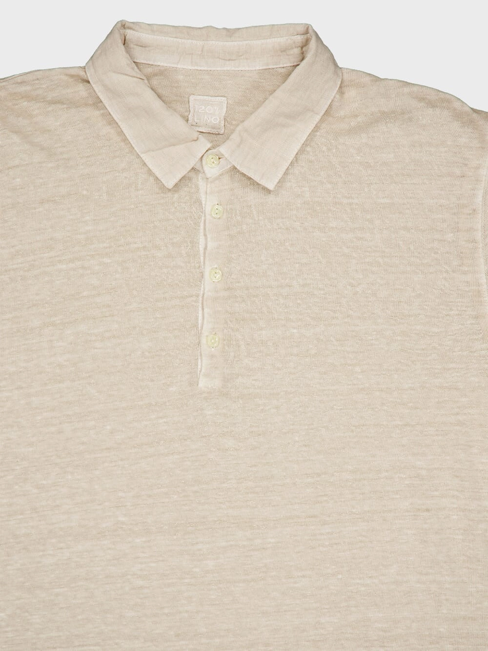 Cream Linen Polo Elegance