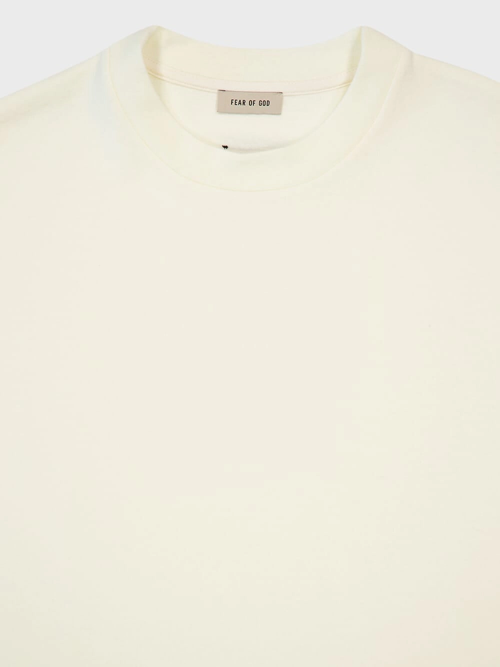 Cream Merino Wool Short Sleeve T-Shirt