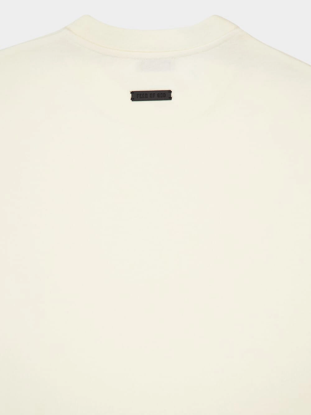 Cream Merino Wool Short Sleeve T-Shirt