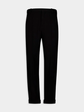 Crepe Straight-Cut Wool Trousers Knitwear Mens - men's sweaters sale