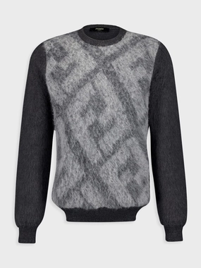 Crew Neck Alpaca Pullover Knitwear Mens - men's sweaters sale