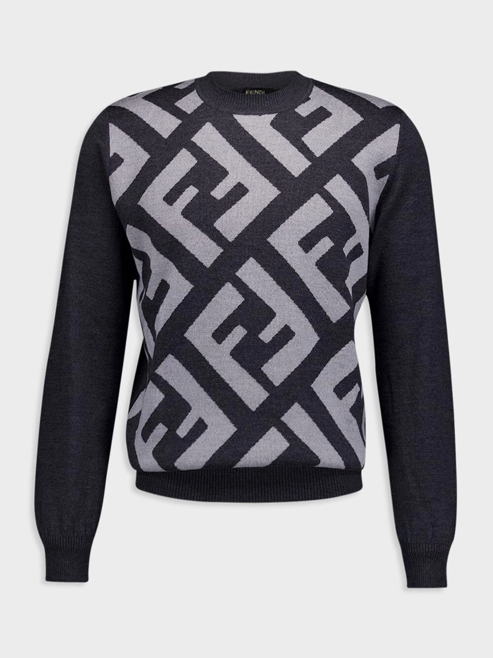 Crew Neck Wool Jumper Knitwear Mens - men's sweaters sale