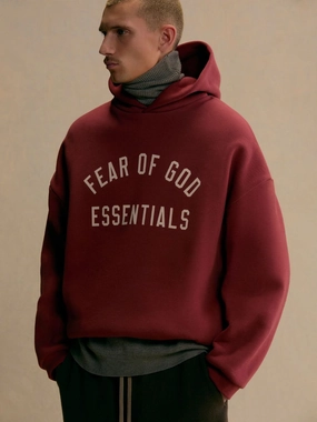 Crimson Essentials Fleece Sweatshirt Tops Mens - thermal tops