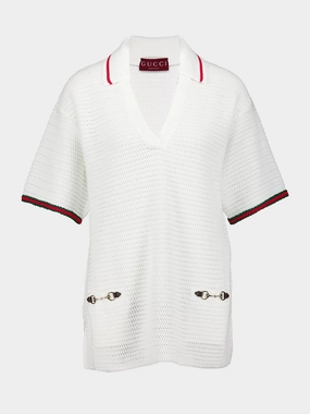Crochet-Effect Cotton Dress Knitwear Womens - women's knitwear cheap