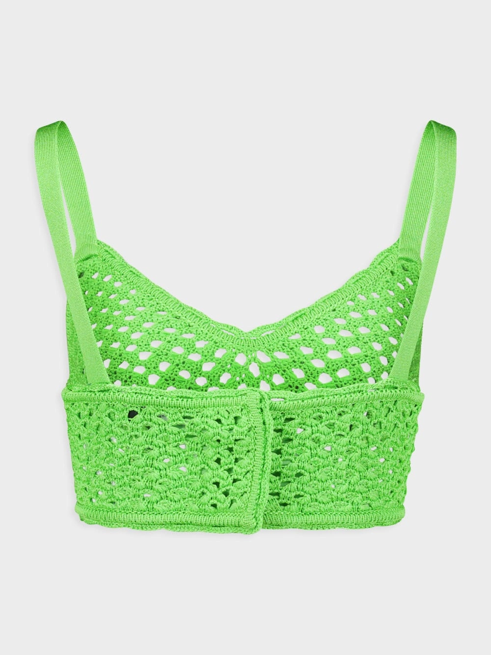 Crochet-Knit Bralette Top