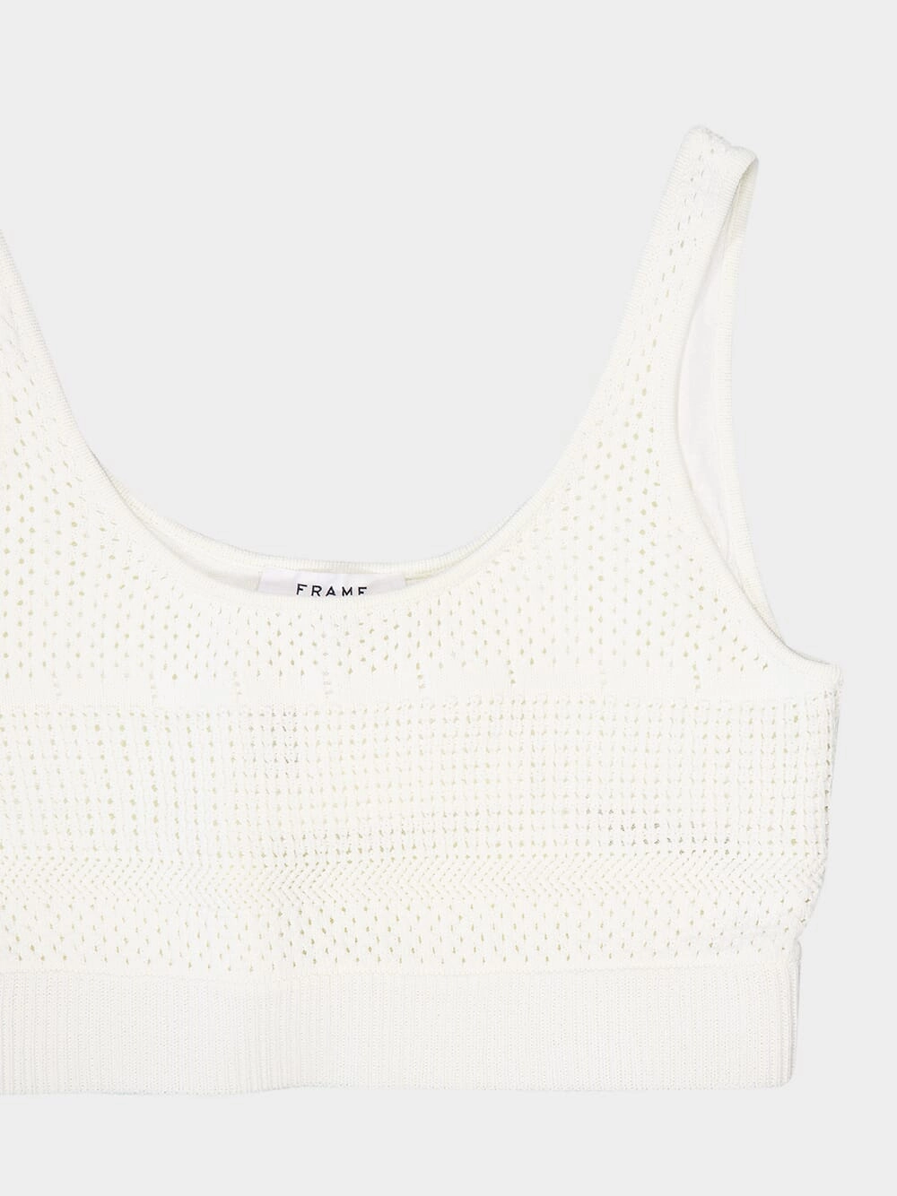 Crochet-Knit Cropped Top
