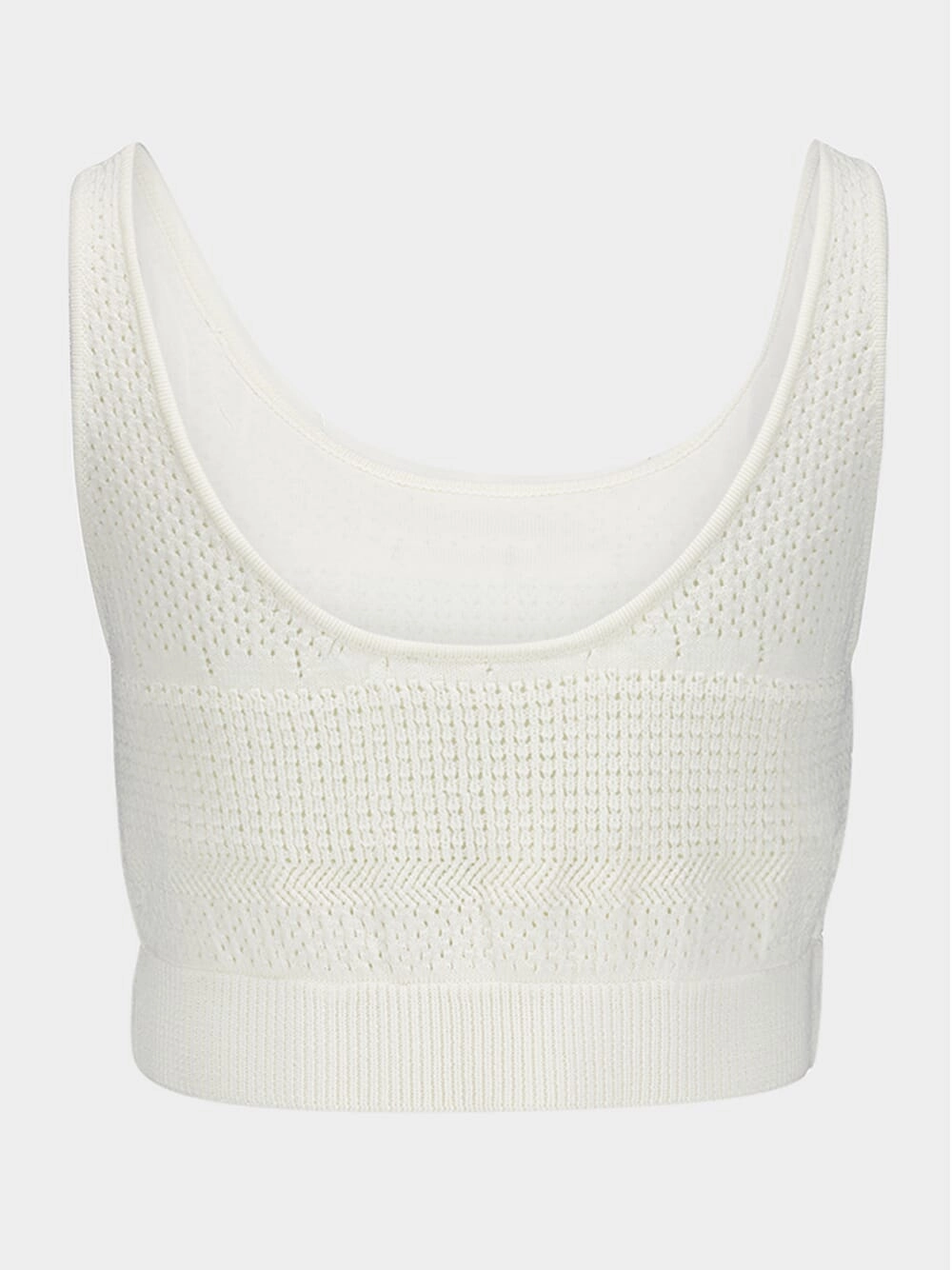 Crochet-Knit Cropped Top