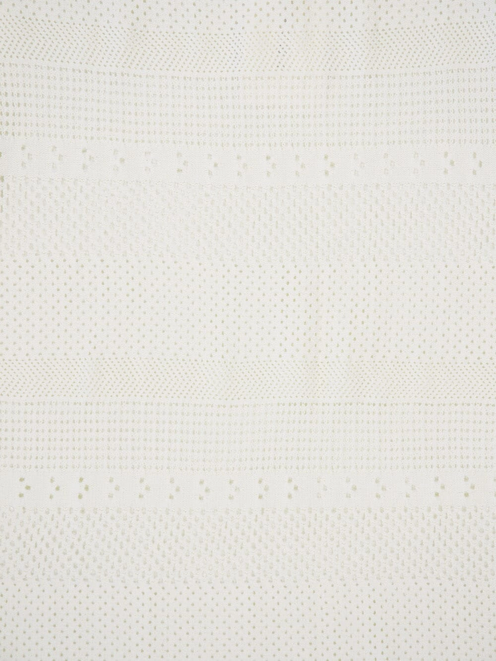 Crochet-Knit Pencil Skirt in White