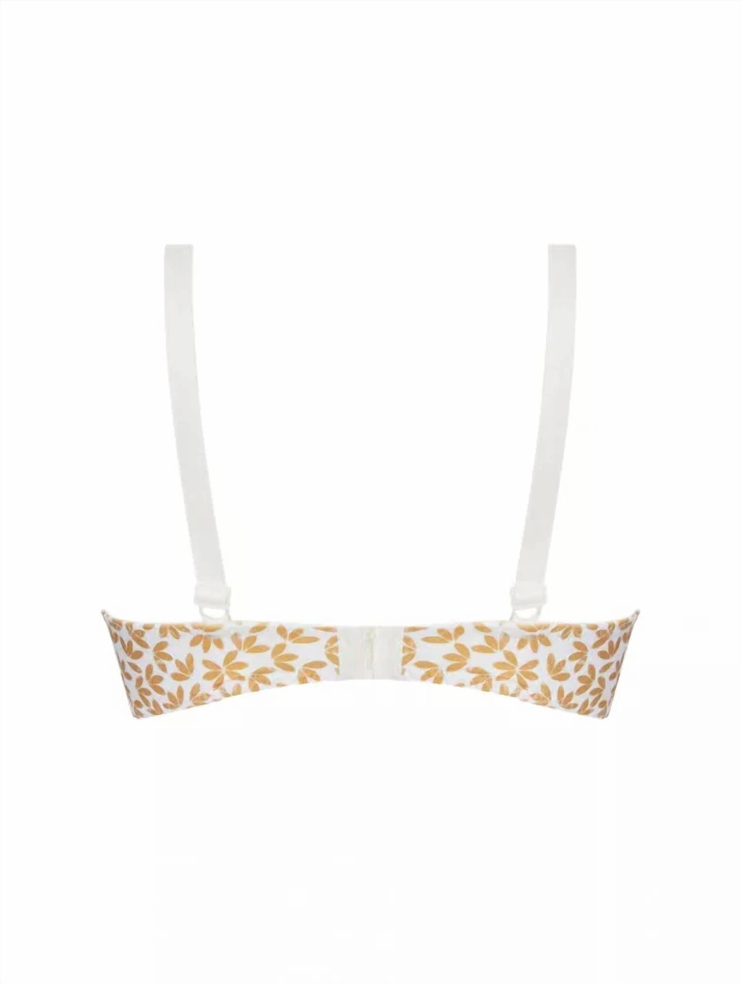 Crochet Non Wire Bra In Camel Boheme