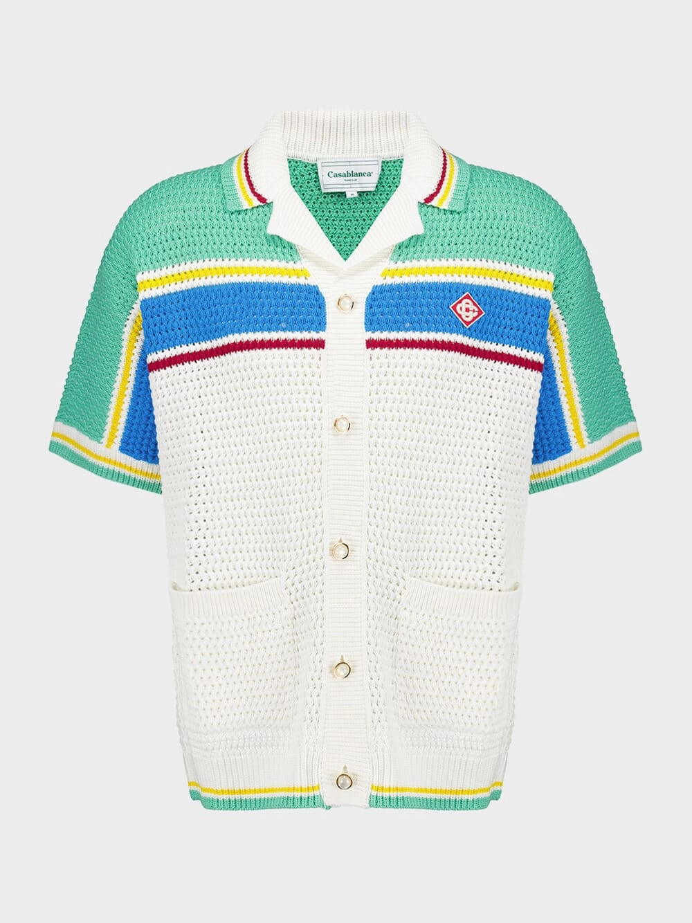 Crochet Tennis Shirt Knitwear Mens - men's sweaters sale
