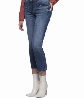 Crop All Year Round Jeans In Medium Denim womens trousers outlet