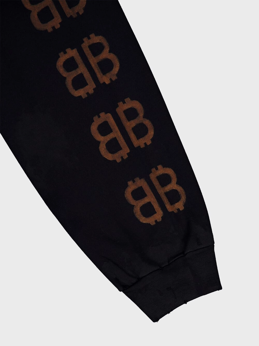 Crypto Faded Hoodie with Logo
