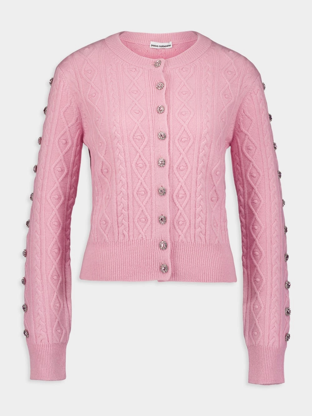 Crystal-Embellished Cashmere Cardigan Knitwear Womens - women's knitwear cheap