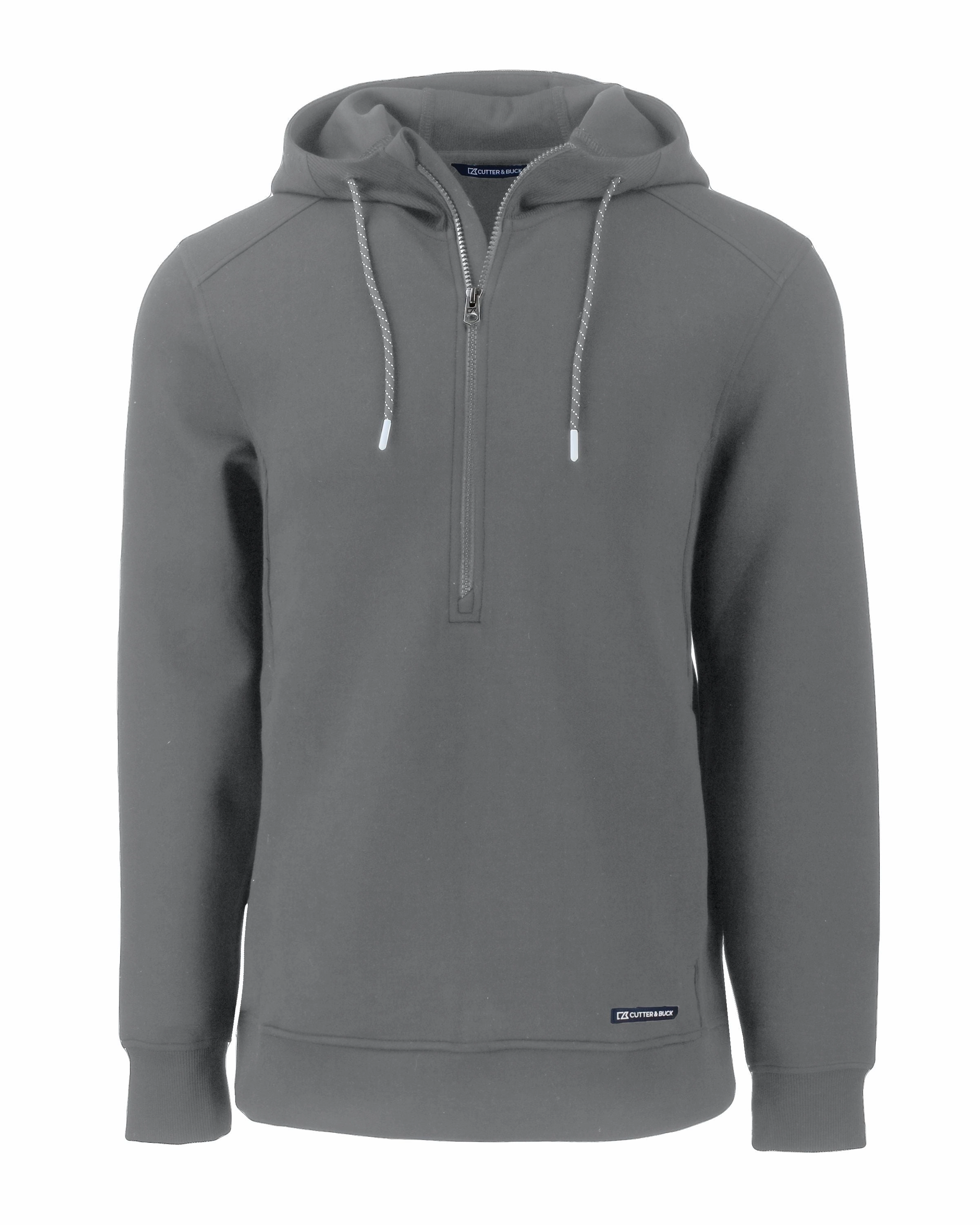 Cutter & Buck Roam Eco Half Zip Recycled Mens Hooded Pullover
