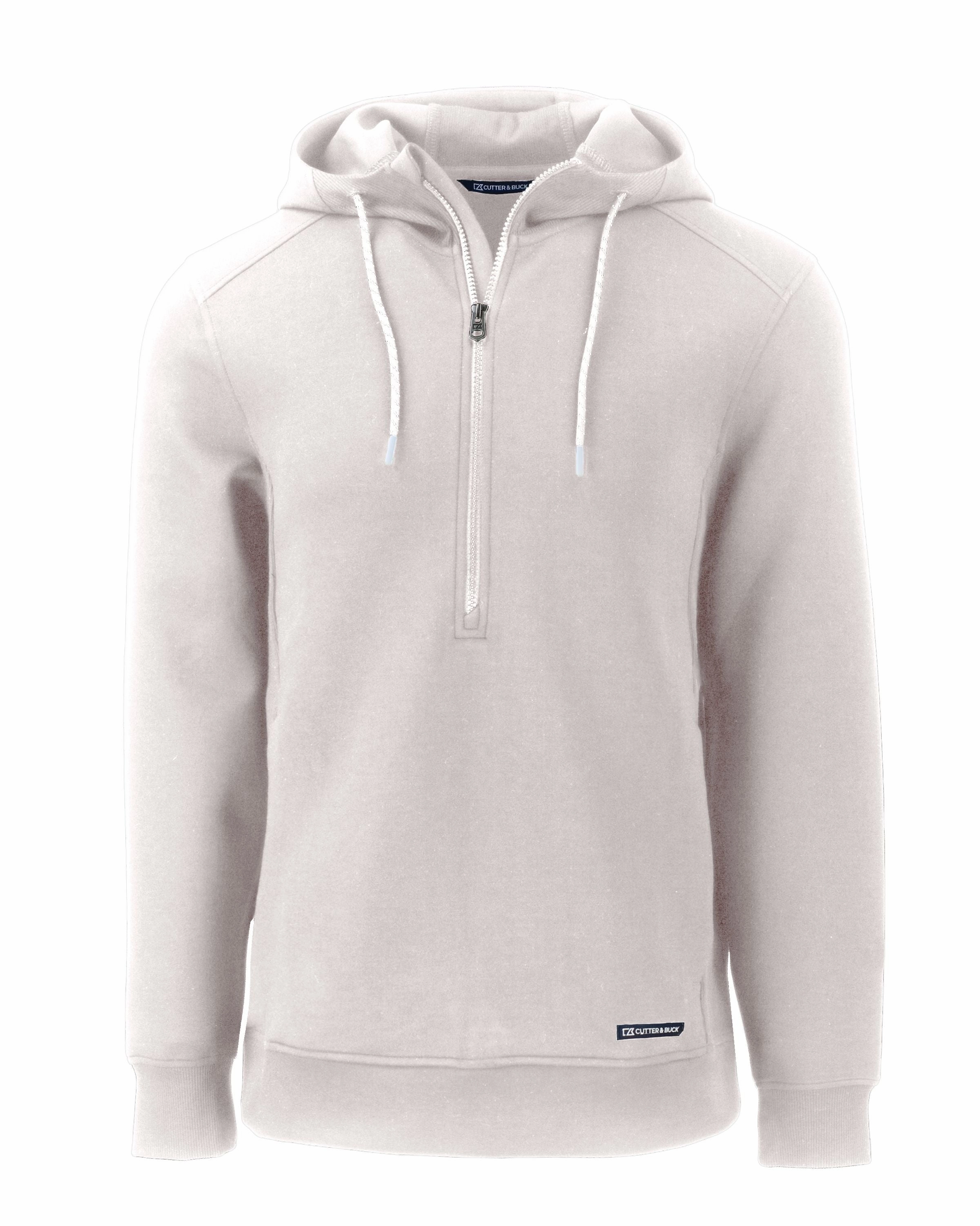 Cutter & Buck Roam Eco Half Zip Recycled Mens Hooded Pullover