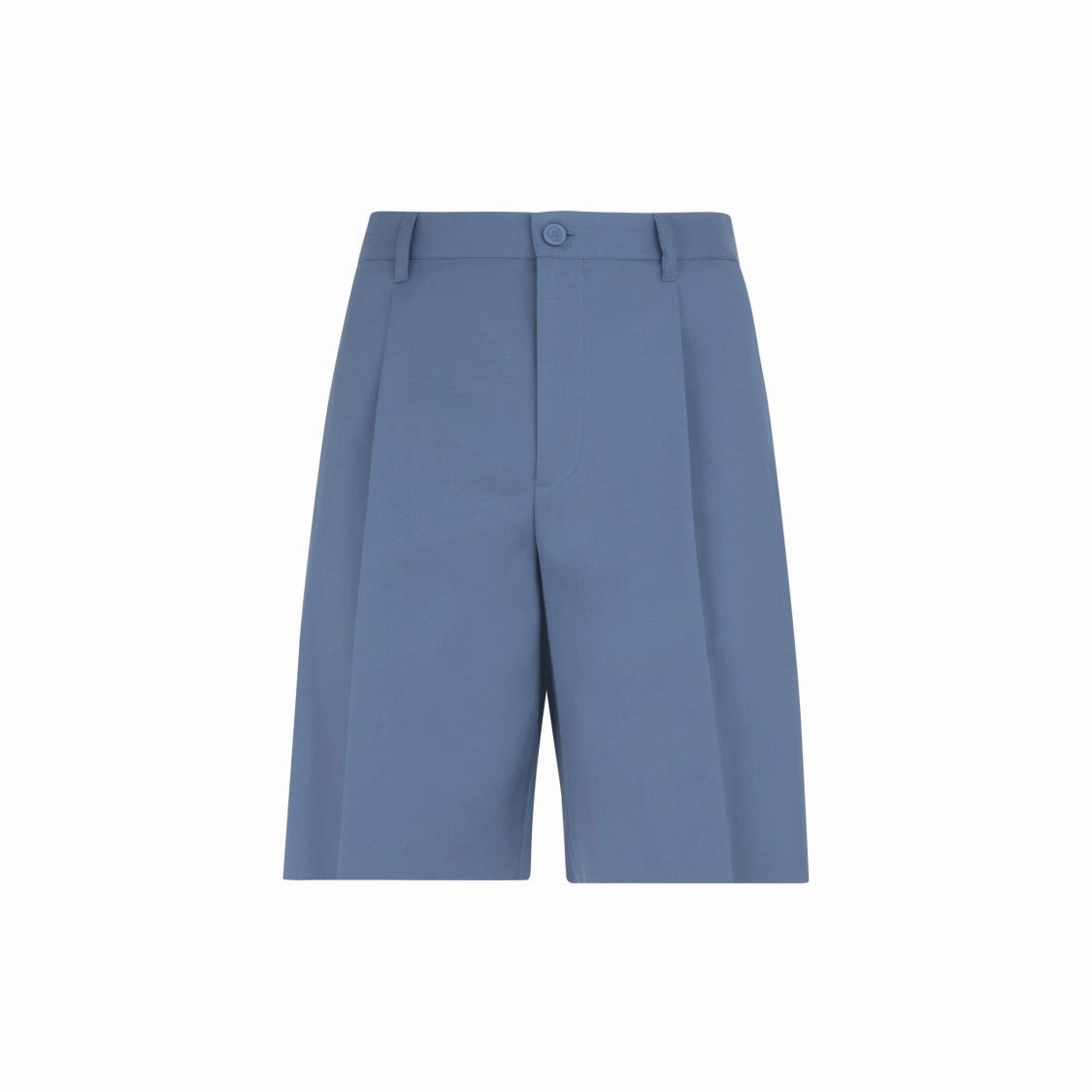 Dark Blue Cotton Chino Shorts