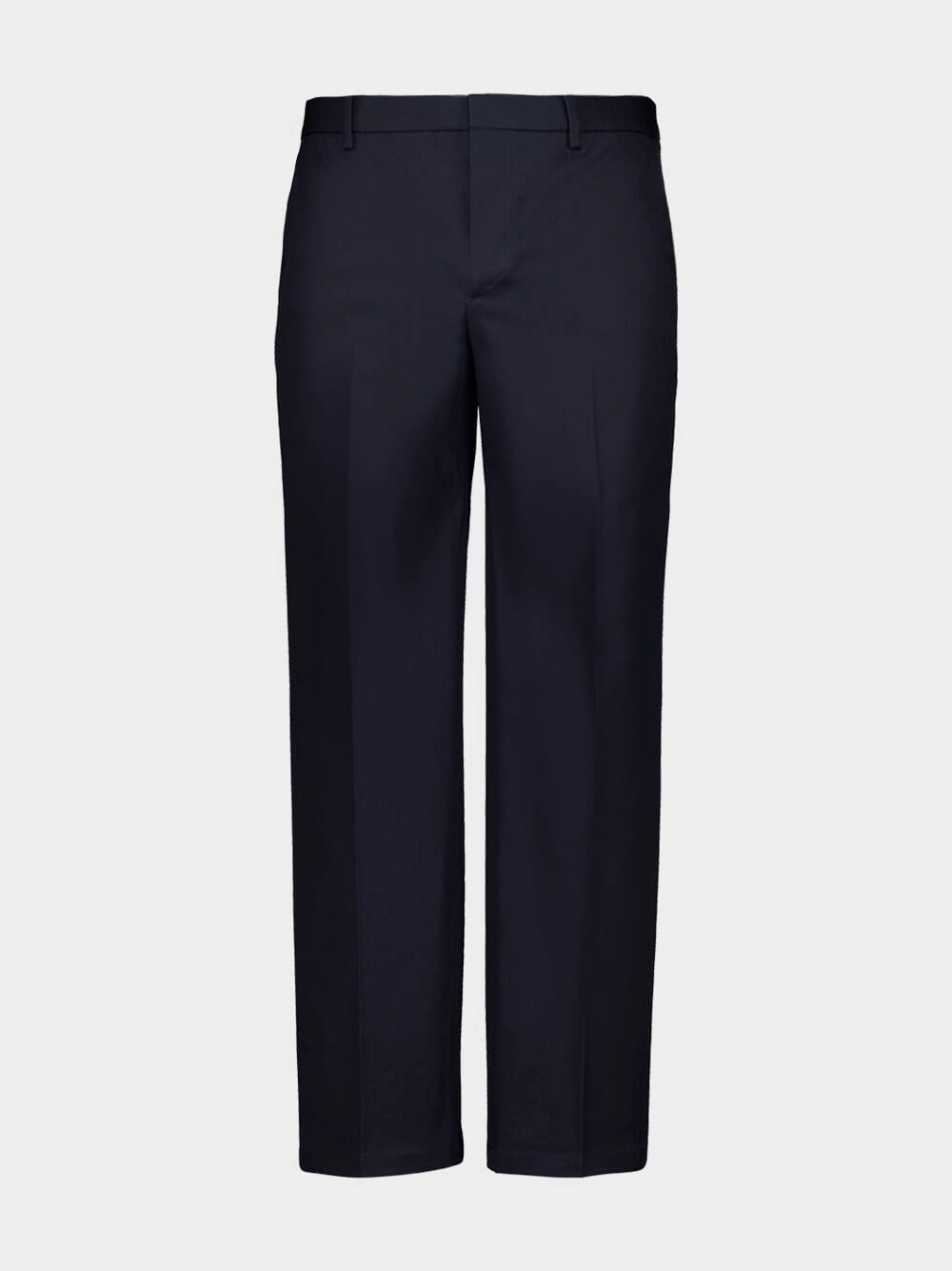 Dark Blue Twill Trousers with Web Detail Suits Mens - men's suits outlet