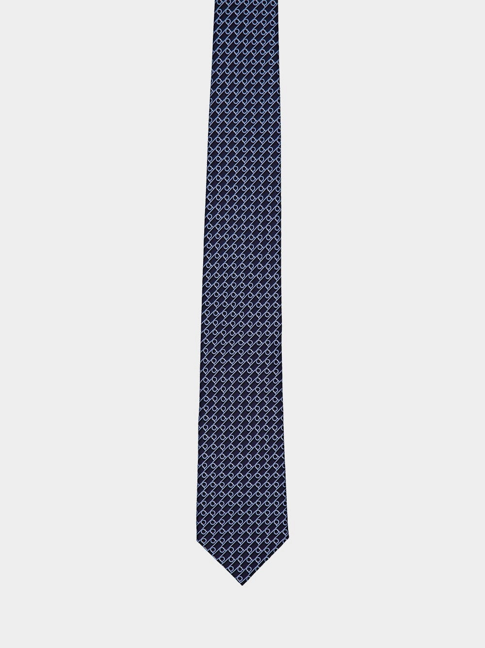 Dark Blue Volt Silk Tie