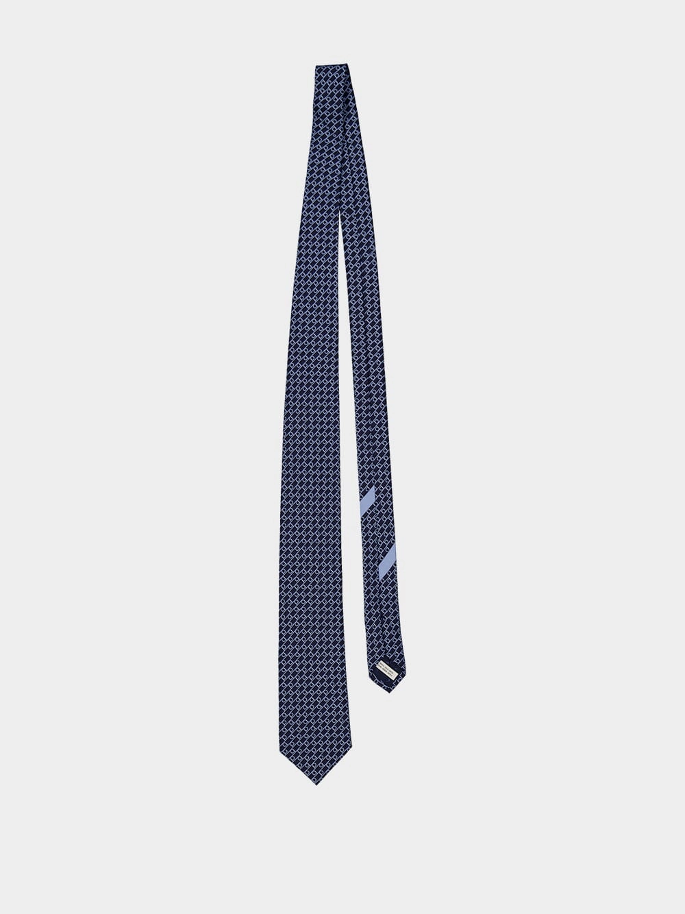 Dark Blue Volt Silk Tie