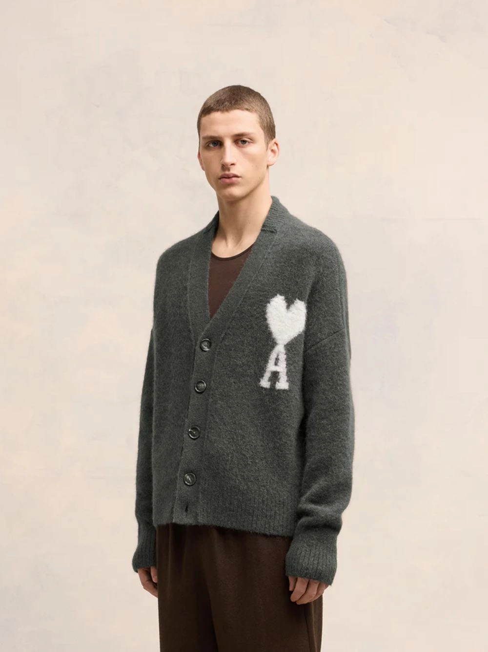 Dark Grey Coeur Cardigan