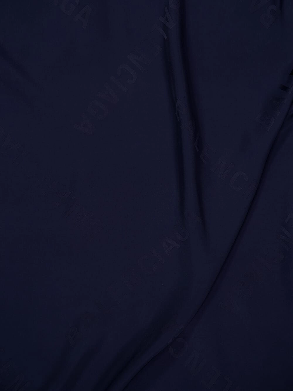 Dark Navy Fluid Jacquard Shirt