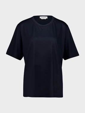 Dark Navy Kirby Cashmere T-Shirt Knitwear Womens - women's knitwear cheap