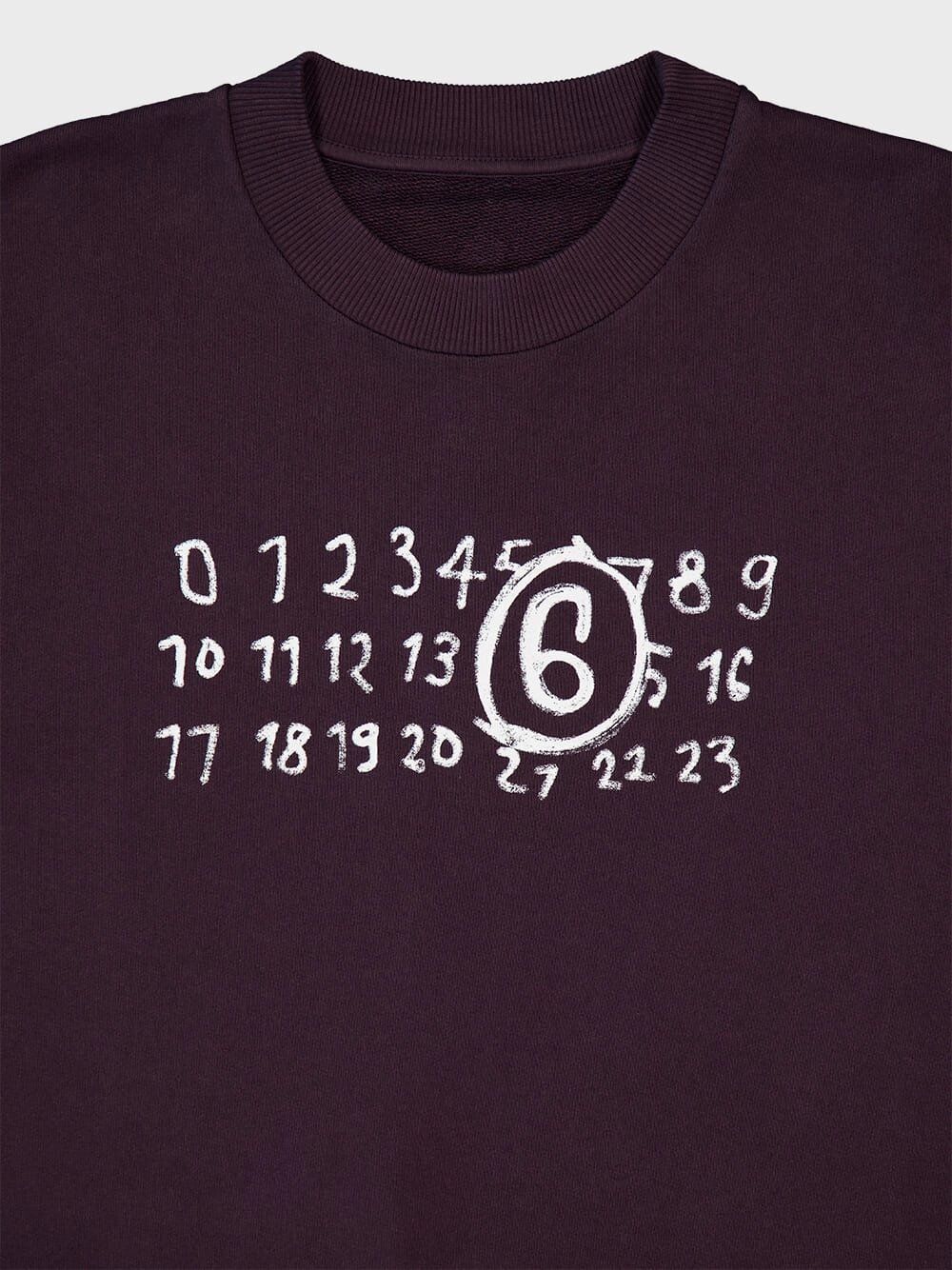 Dark Purple Jersey Sweatshirt