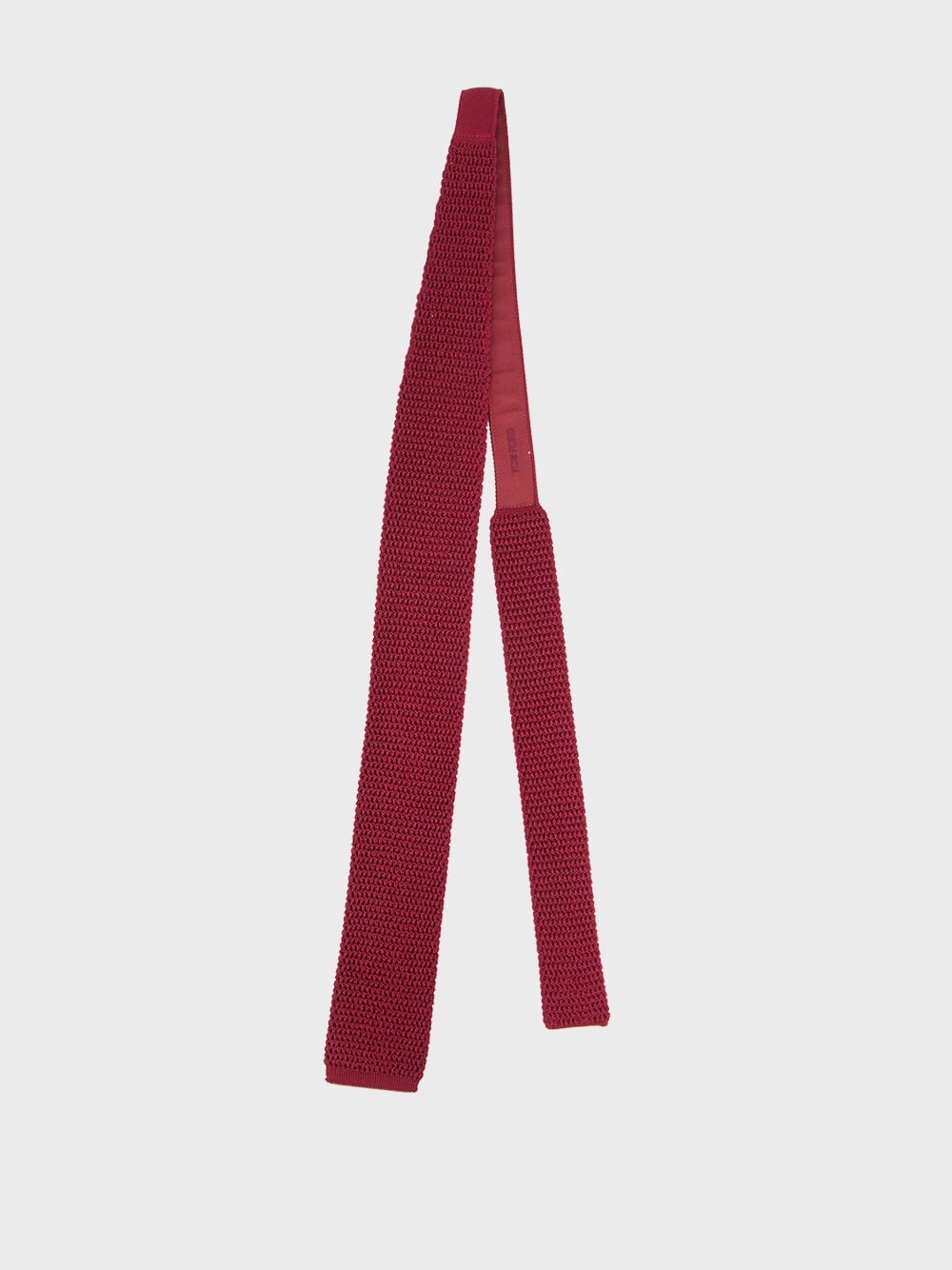 Dark Red Knitted Tie