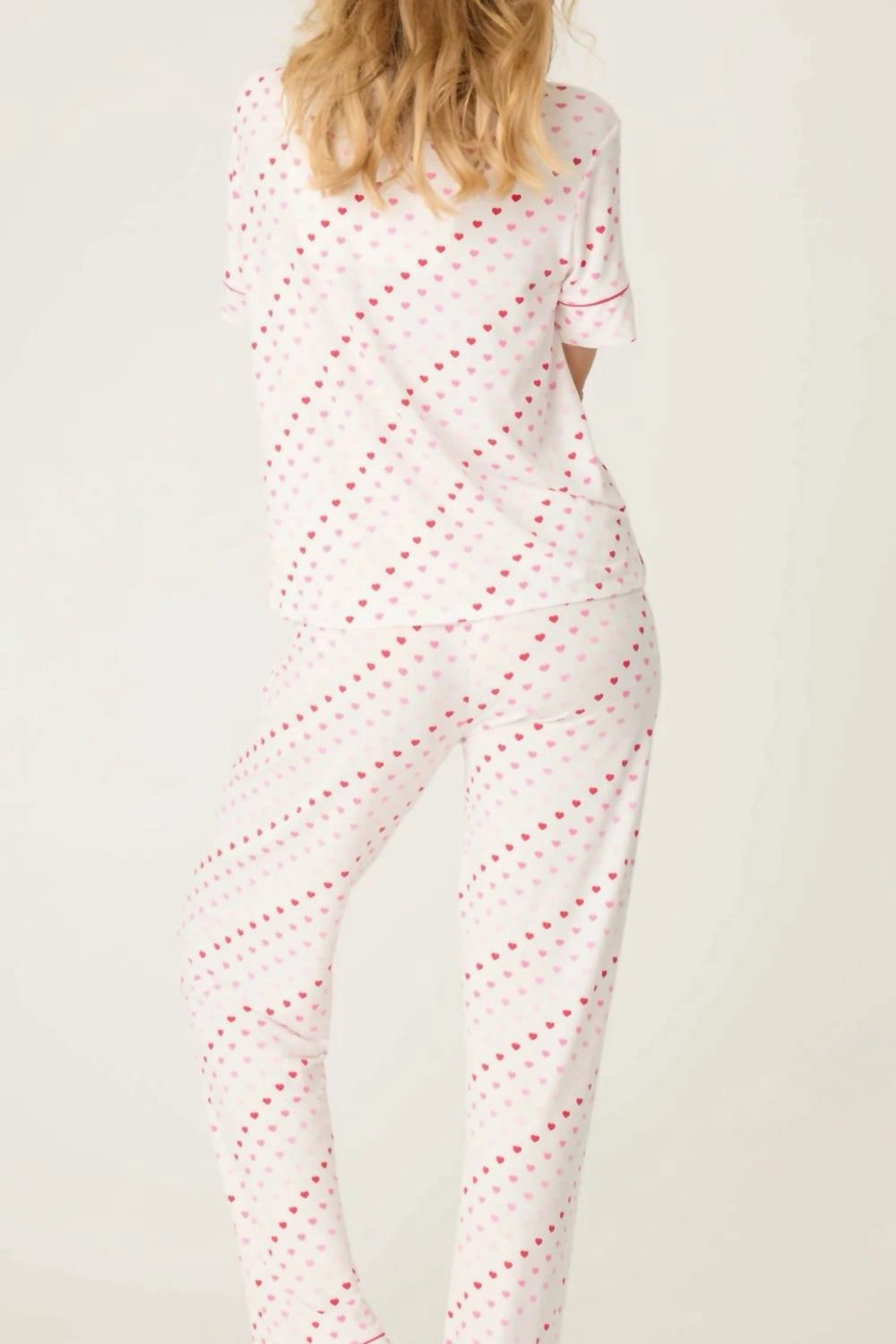 Day Dreams Heart Pajama Pant In Ivory