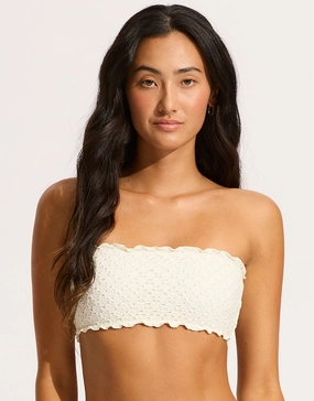 Daydreamer Tube Bikini Top - Vanilla Swim Womens free shipping