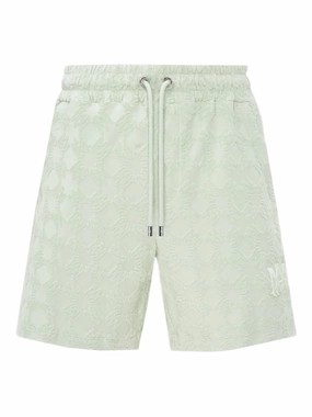 Debossed Pattern Shorts cheap mens pants online