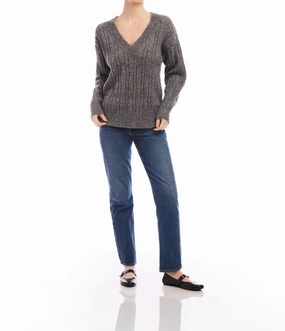 Deliana Oversized Sweater In Ash Tops Womens - camisoles best price