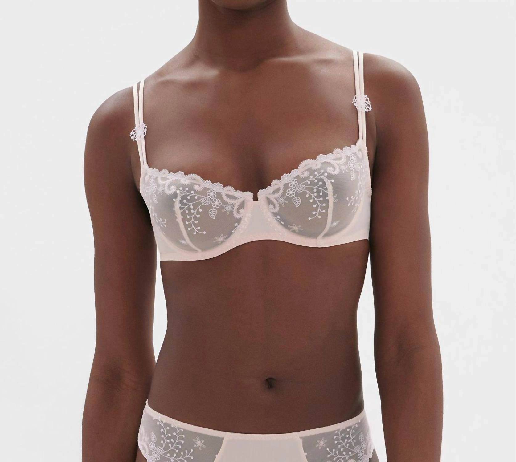 Delice Demi Cup Bra In Blush