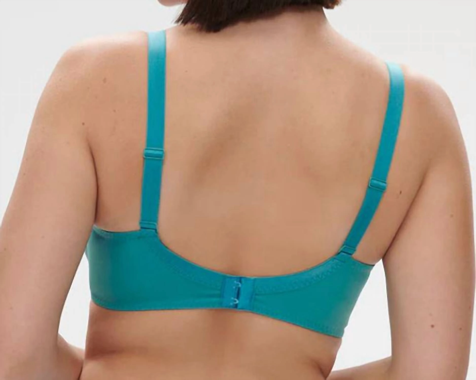 Delice Full Coverage Plunge Bra In Atoll Blue