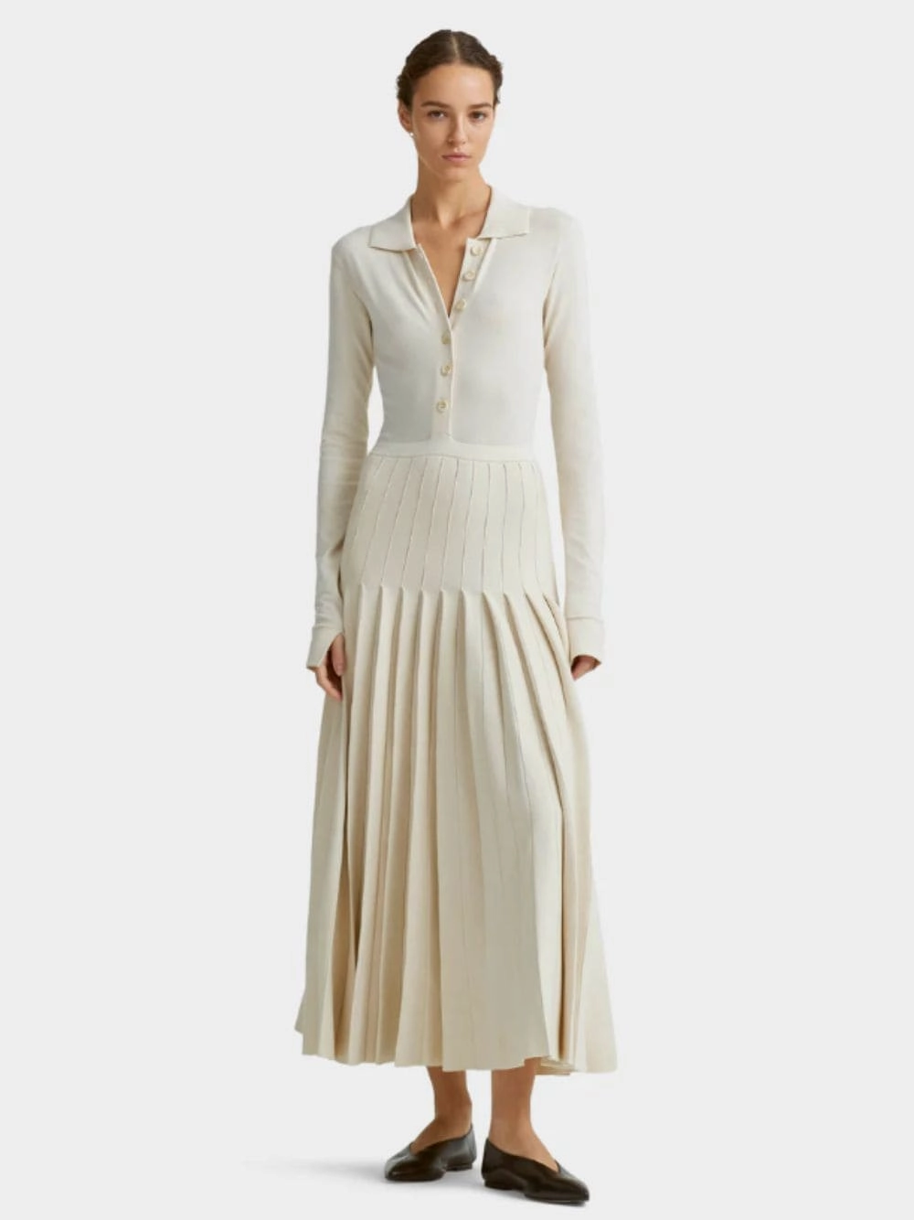 Delorme Knitted Midi Dress Knitwear Womens - women's knitwear cheap