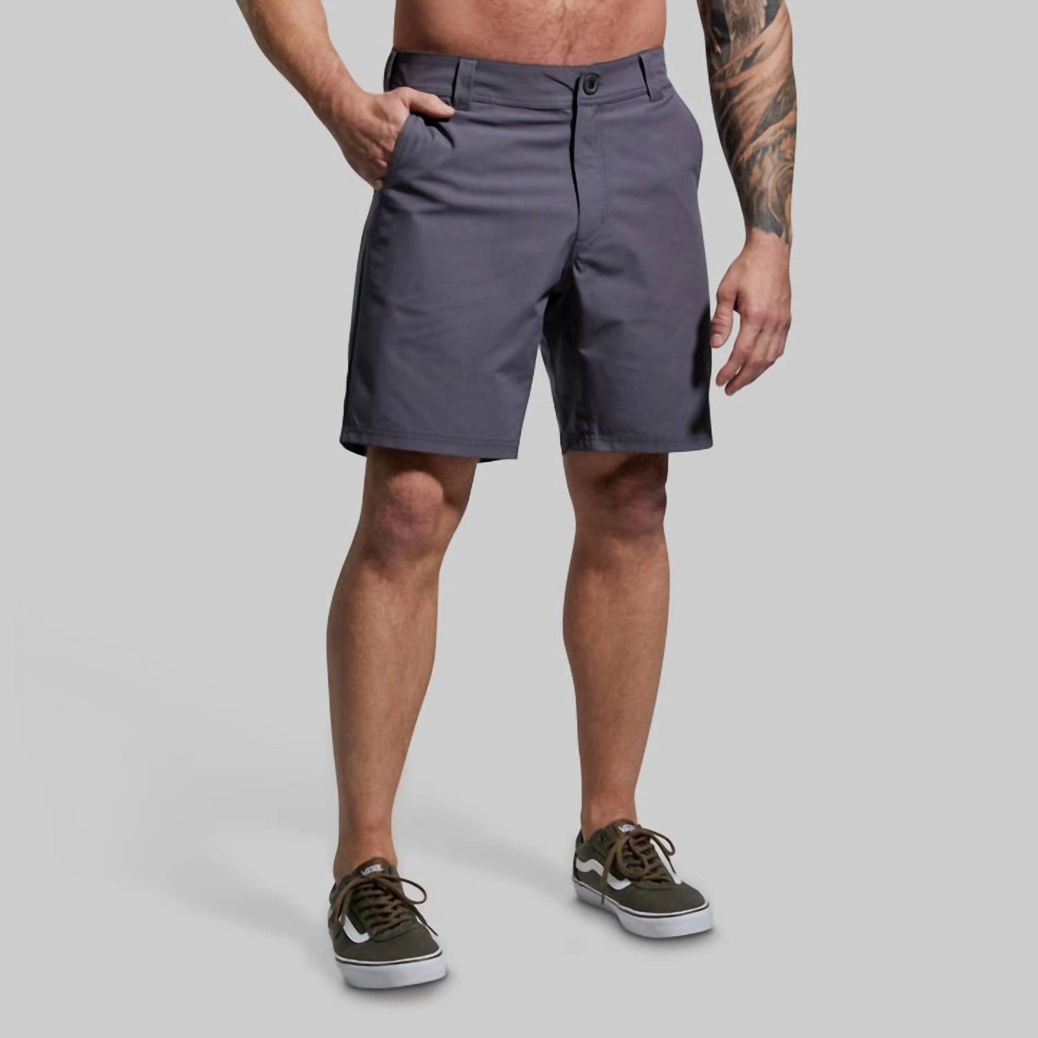 Delta Comfort Shorts In Dark Grey