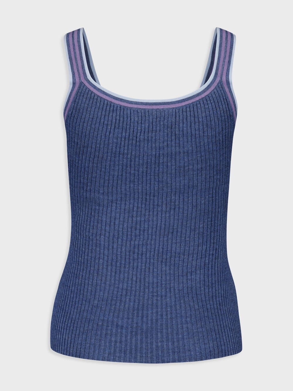 Denim Blue Chen Tank Top