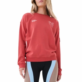 Denizen Sweatshirt In Paprika Tops Womens - high-neck blouses