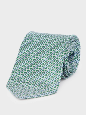 Diagonal Gancini Silk Tie Suits Mens - men's suits outlet