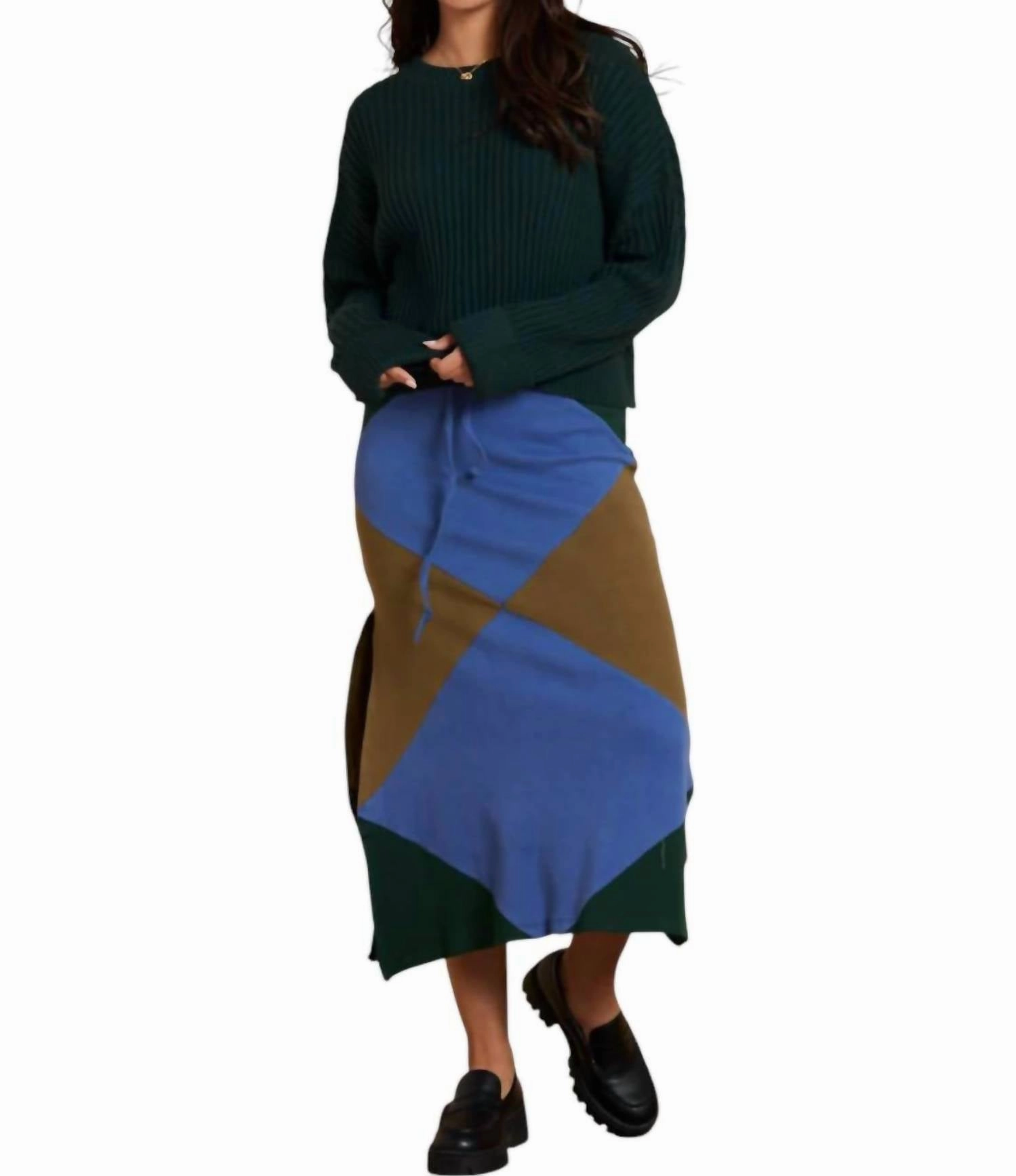 Diamond Sweater In Deep Forest