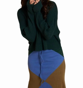 Diamond Sweater In Deep Forest Tops Womens - bodysuits clearance