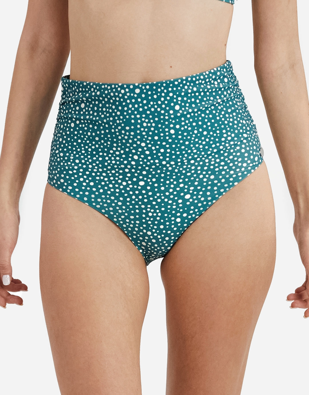 Ditsy Dots Chara Bikini Pant - Deep Jungle Swim Womens - beachwear discount