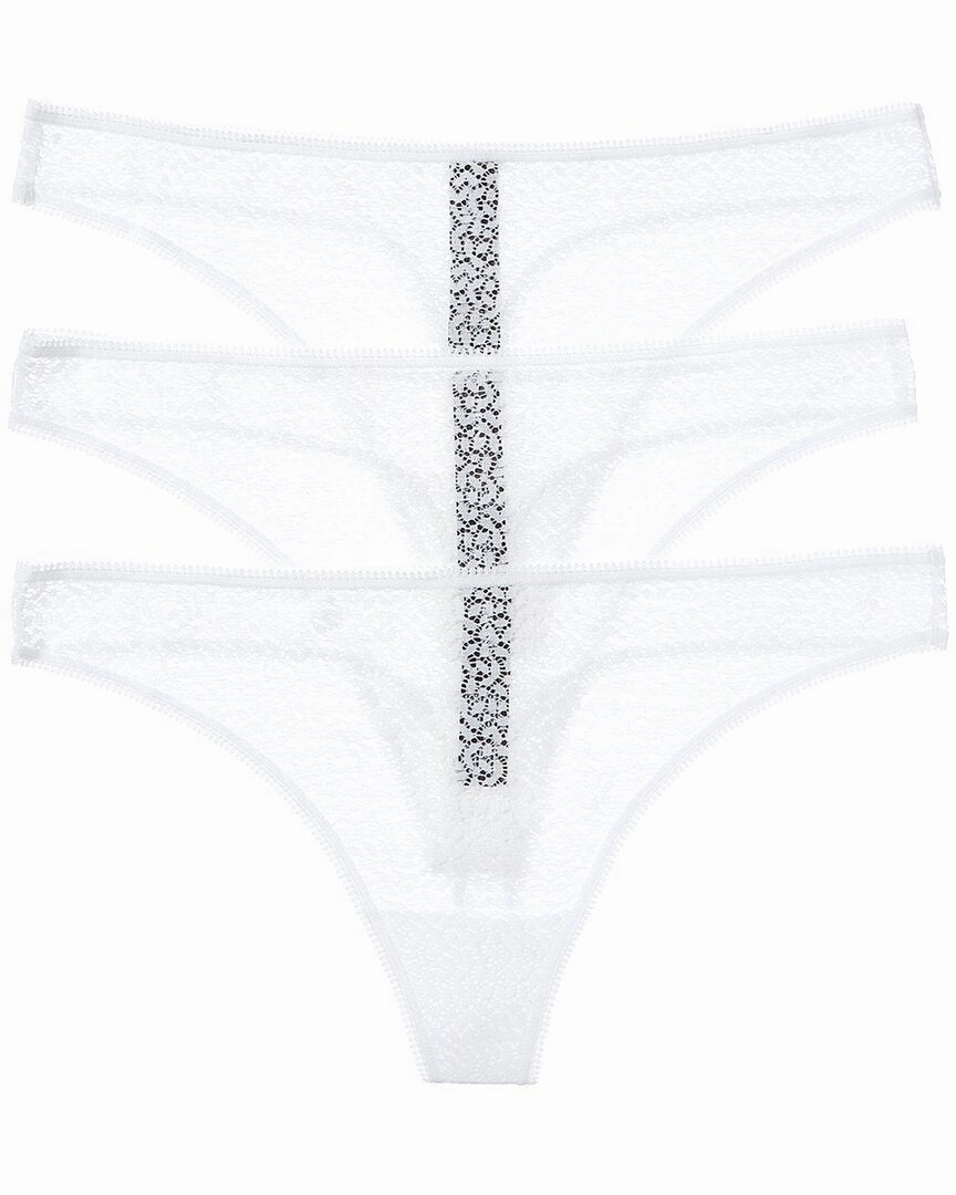 DKNY 3pk Modern Lace Thong